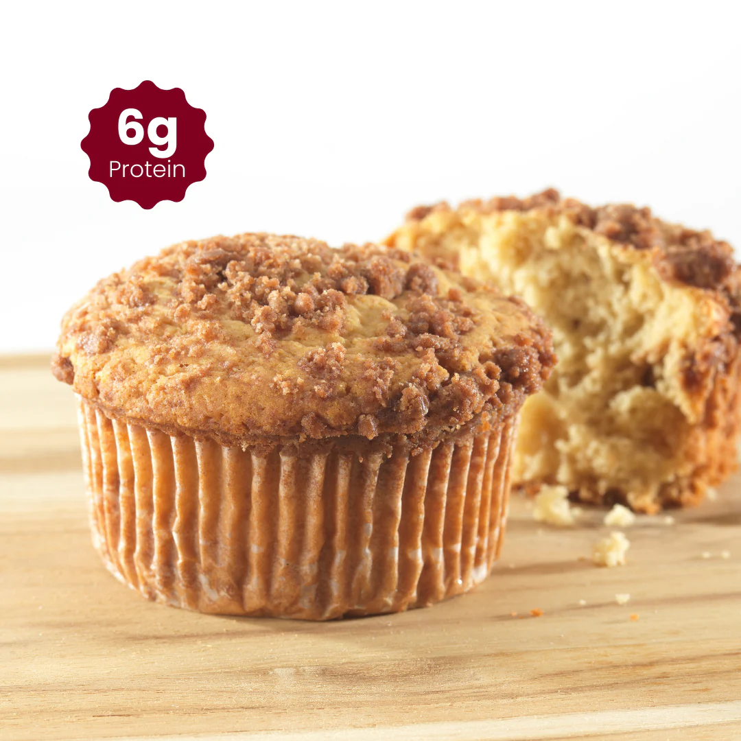 WiO Cinnamon Crumble Muffins (4-pack) - Image 4